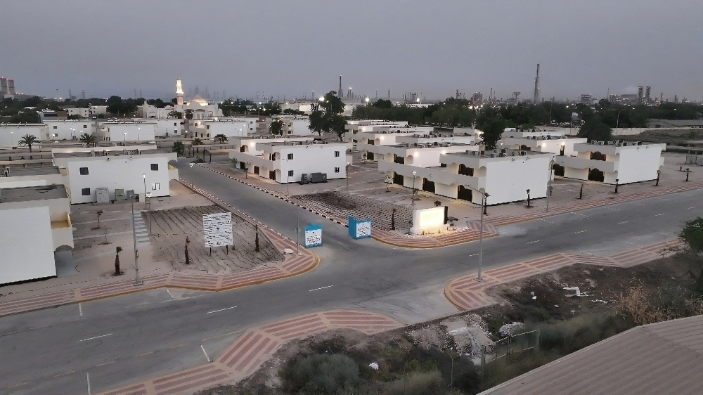 مشروع حي البحر السكني في الجبيل الصناعية — 34 بناية سكنية